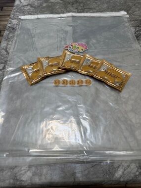 Clear Poly Mailer 20x25”Transparent Protective Sleeve & 5 Eye Masks & 5 stickers